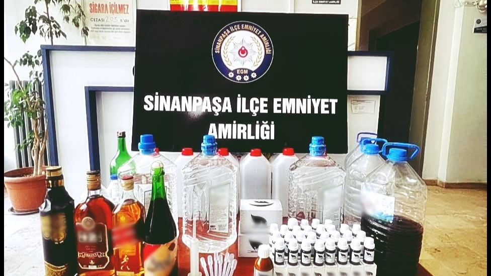Afyonkarahisar’da 31 Litre Kaçak Alkol Ele Geçirildi