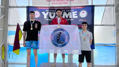 AKÜ’lü Öğrenci Türkiye Yüzme Şampiyonu Oldu