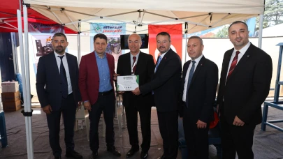 Tarım Fuarında Teşekkür Belgeleri Takdim Edildi