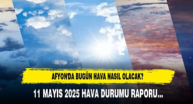 AFYON'DA BUGÜN HAVA NASIL OLACAK?