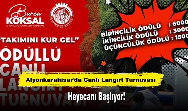 Afyonkarahisar'da Canlı Langırt Turnuvası Heyecanı Başlıyor!