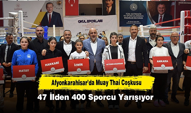 Afyonkarahisar’da Muay Thai Coşkusu: 47 İlden 400 Sporcu Yarışıyor