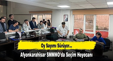 Afyonkarahisar SMMMO’da Seçim Heyecanı: Oy Sayımı Sürüyor!