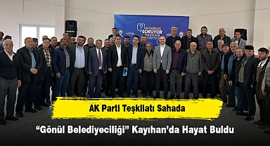 AK Parti Teşkilatı Sahada: “Gönül Belediyeciliği” Kayıhan’da Hayat Buldu