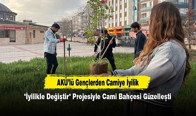 AKÜ’lü Gençlerden Camiye İyilik Dokunuşu