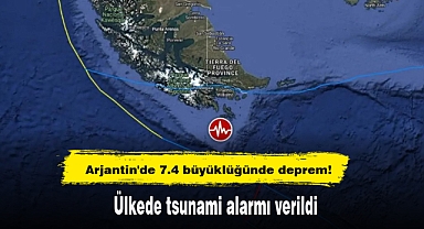 Arjantin'de 7.4 büyüklüğünde deprem! Ülkede tsunami alarmı verildi