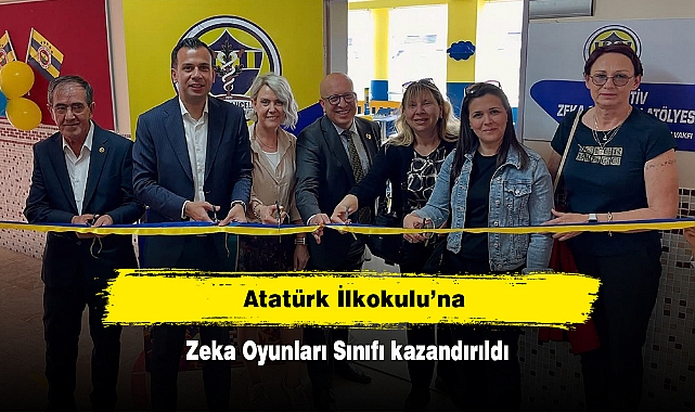 Atatürk İlkokulu’na Zeka Oyunları Sınıfı kazandırıldı