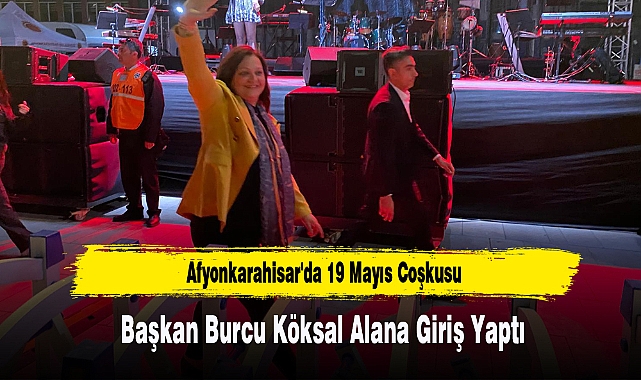 Başkan Burcu Köksal Alana Giriş Yaptı