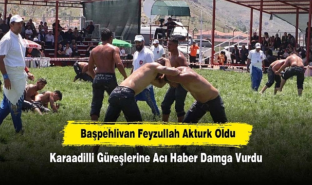 Başpehlivan Feyzullah Akturk Oldu