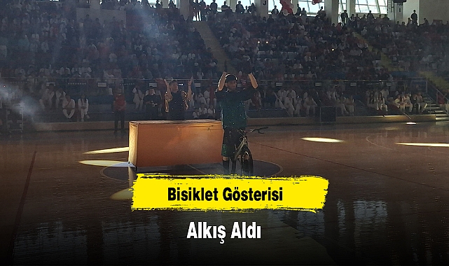 Bisiklet Gösterisi Alkış Aldı