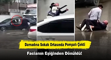 Damadına Sokak Ortasında Pompalı Çekti, Facianın Eşiğinden Dönüldü!
