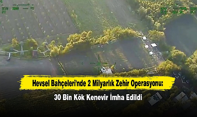 Hevsel Bahçeleri'nde 2 Milyarlık Zehir Operasyonu: 30 Bin Kök Kenevir İmha Edildi