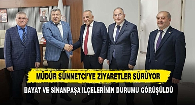 İl Milli Eğitim Müdürü Sünnetci’ye Ziyaretler Sürüyor