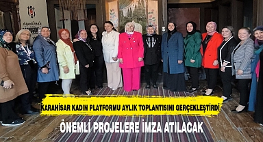 KARAHİSAR KADIN PLATFORMU AYLIK TOPLANTISINI GERÇEKLEŞTİRDİ