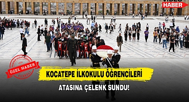 Kocatepe İlkokulu Öğrencileri Atasına Çelenk Sundu!