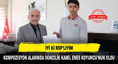 KOMPOZİSYON ALANINDA İKİNCİLİK KAMİL ENES KOYUNCU’NUN OLDU