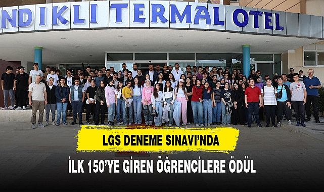 LGS DENEME SINAVI’NDA İLK 150’YE GİREN ÖĞRENCİLERE ÖDÜL