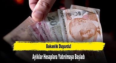 Mayıs Ayı Yaşlı Aylığı ve Engelli Aylıkları Hesaplara Yatırılmaya Başlandı