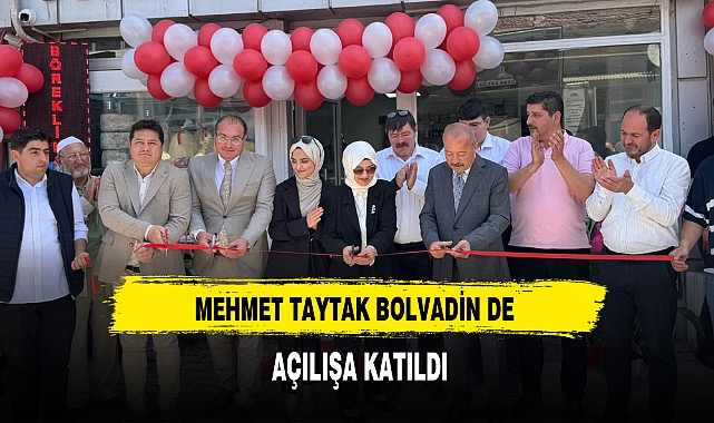 MEHMET TAYTAK BOLVADİN DE  AÇILIŞA KATILDI