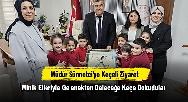 Minik Elleriyle Gelenekten Geleceğe Keçe Dokudular