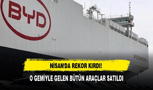 O GEMİYLE GELEN BÜTÜN ARAÇLAR SATILDI