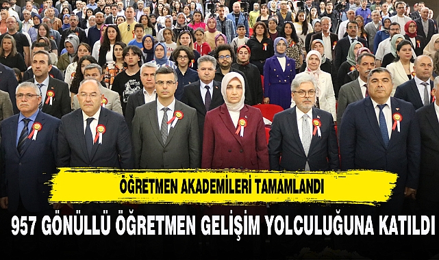 ÖĞRETMEN AKADEMİLERİ TAMAMLANDI