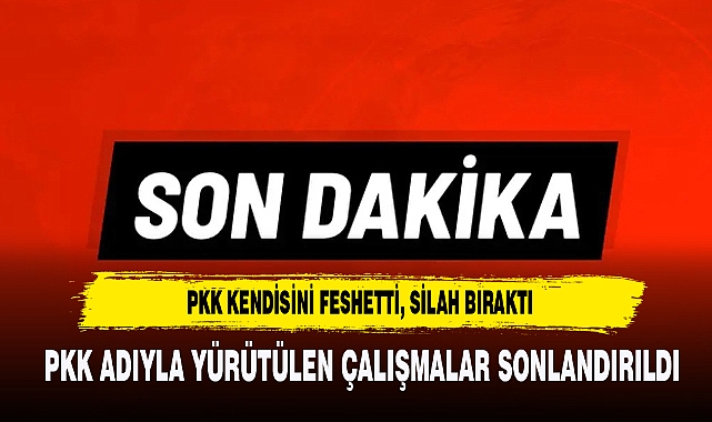 PKK Kendisini Feshetti, Silah Bıraktı