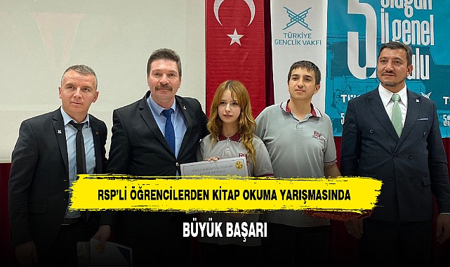 RSP'Lİ ÖĞRENCİLERDEN KİTAP OKUMA YARIŞMASINDA BÜYÜK BAŞARI