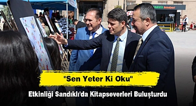 "Sen Yeter Ki Oku" Etkinliği Sandıklı'da Kitapseverleri Buluşturdu