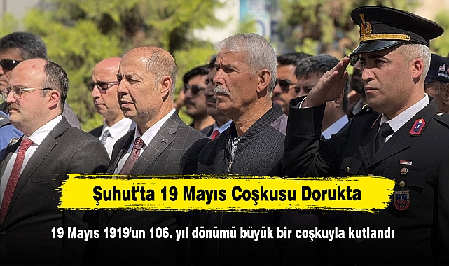 Şuhut'ta 19 Mayıs Coşkusu Dorukta