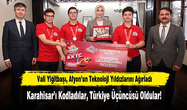 Vali Yiğitbaşı, Afyon’un Teknoloji Yıldızlarını Ağırladı