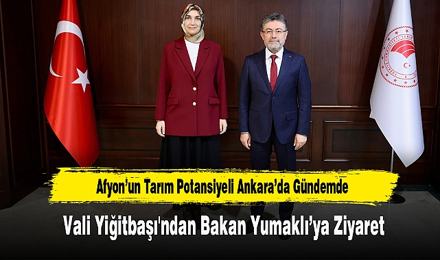 Vali Yiğitbaşı'ndan Bakan Yumaklı’ya Ziyaret