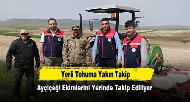 Yerli Tohuma Yakın Takip: Ayçiçeği Ekimlerini Yerinde Takip Ediliyor