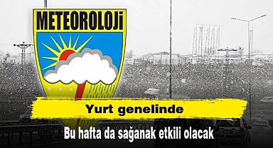 Yurt genelinde bu hafta da sağanak etkili olacak