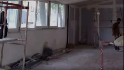 Dinar Belediyesi Çamlı Köşk Sosyal Tesislerinde Tadilat Çalışmaları Başladı