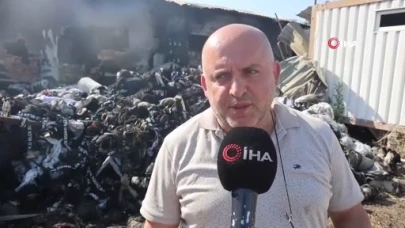 Kurtarılan Malzemeler Yangında Kül Oldu, 10 Milyon TL Zarar