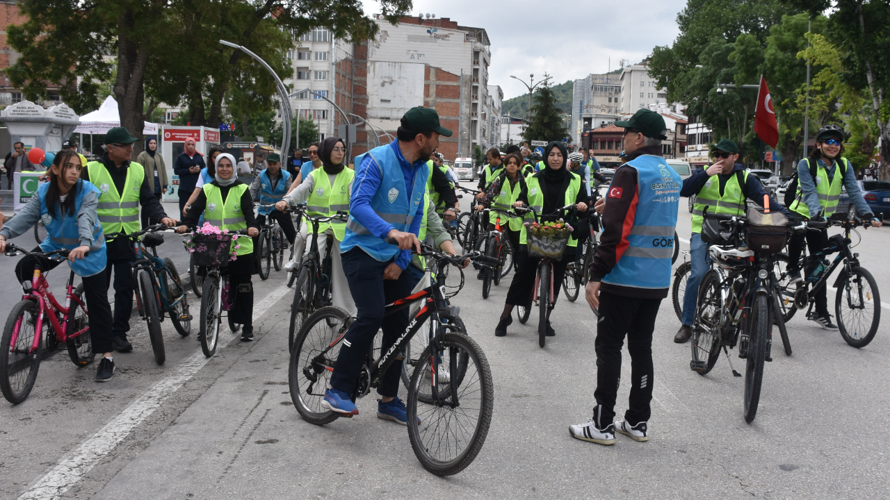 Afyonkarahisar'da Yeşilay'dan Sağlıklı Yaşam Pedalı