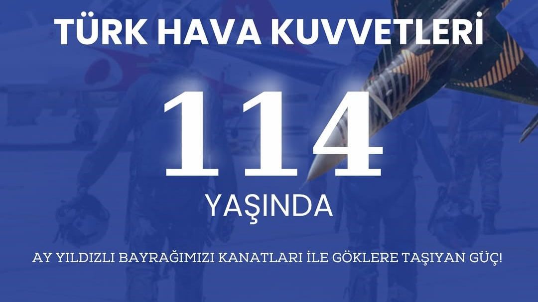 "Gök Vatan’ı kahramanca koruyan Türk Hava Kuvvetlerimizin kuruluş yıl dönümünü kutluyorum."