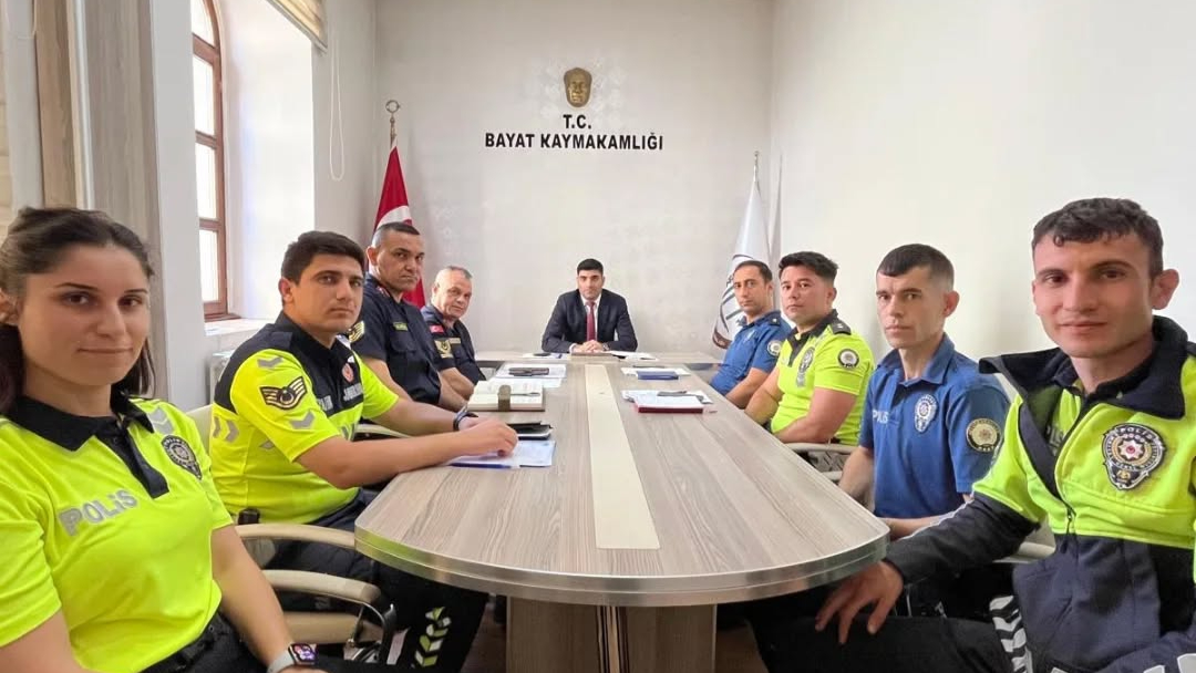 Bayat'ta Bayram Tedbirleri Masaya Yatırıldı