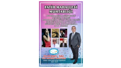 Afyonkarahisar’ın Güçlü Sesi Ahmet Kahraman’dan Halk Konseri