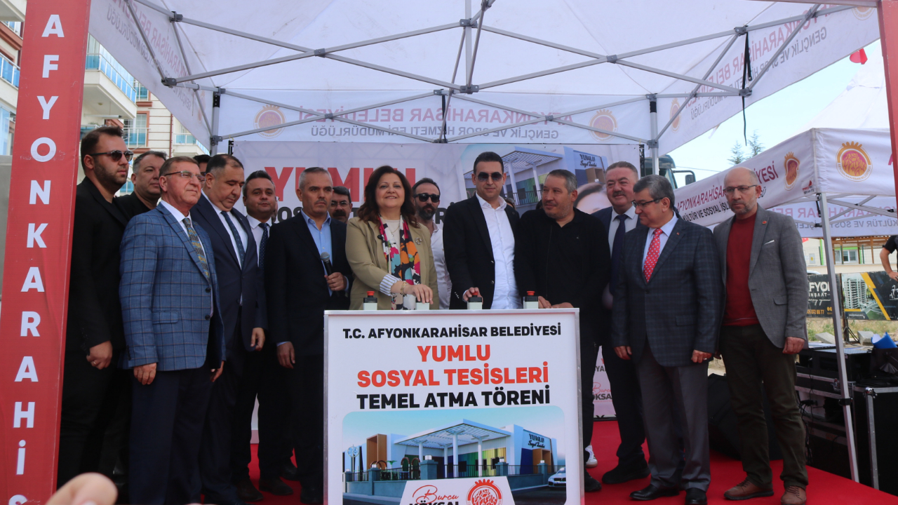 Afyonkarahisar’da Yumlu Sosyal Tesisleri’nin Temeli Atıldı
