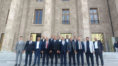 Afyonkarahisar Heyetinden Milletvekillerine TBMM Ziyaret