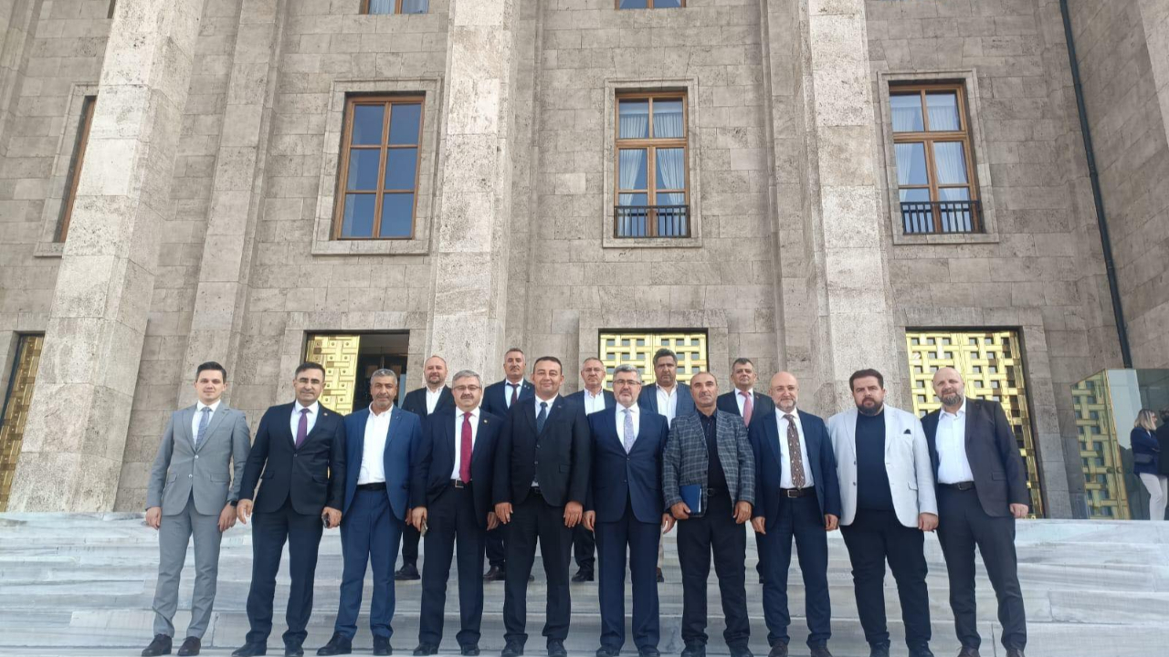 Afyonkarahisar Heyetinden Milletvekillerine TBMM Ziyaret