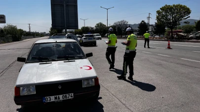 Afyonkarahisar’da Kurban Bayramı Öncesi Trafik Denetimleri Arttı