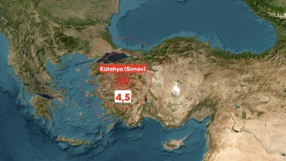 Kütahya Simav’da 4,5 Büyüklüğünde Deprem