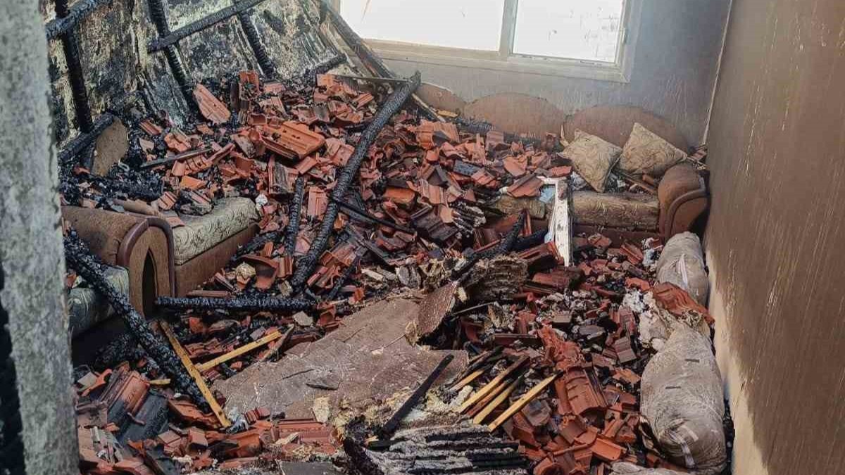 Yangında Alevlerin Arasında Kalan Bebek Hayata Tutunamadı