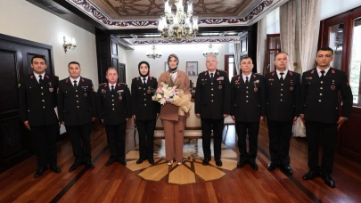 Vali Yiğitbaşı, Jandarma Teşkilatını Makamında Kabul Etti