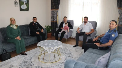 Kaymakam Bildirici Gazileri Ziyaret Etti