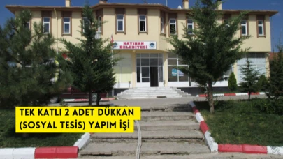 TEK KATLI 2 ADET DÜKKAN (SOSYAL TESİS) YAPIM İŞİ