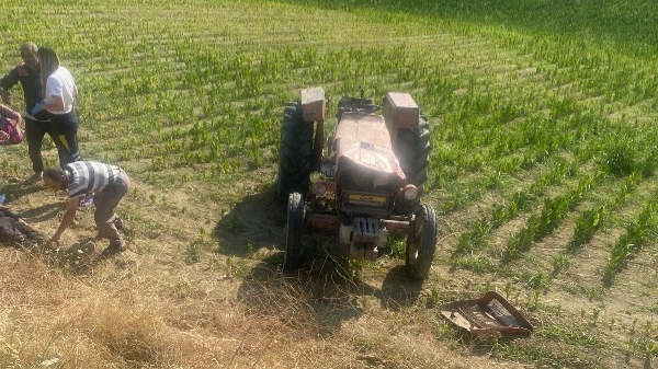 16 Yaşındaki Traktör Sürücüsü Hayatını Kaybetti